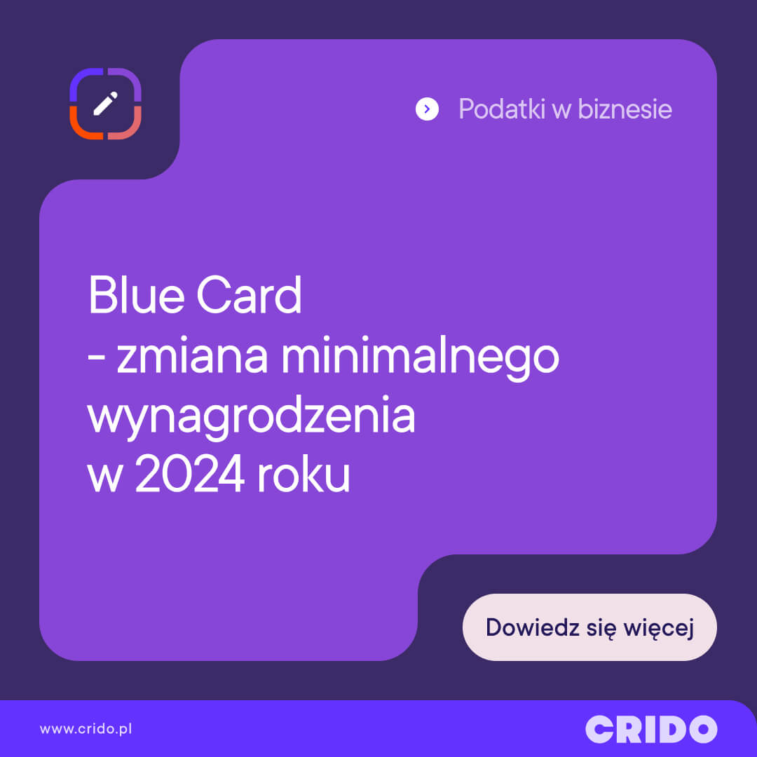 Blue Card Zmiana Minimalnego Wynagrodzenia W 2024 Roku CRIDO   Blue Card 